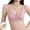 Pink, variant on Kureaily Front Closure Bra Soft Breathable Post Bra For Prosthetic Breast Comfort Womens Deep V Bras