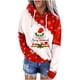 thumbnail image 1 of Tops Navideños Para Mujer, Blusas de Manga Larga, Sudaderas Con Capucha Informales Holgadas Estampadas A La Moda Odeerbi ODB192883, 1 of 5