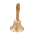 thumbnail image 4 of Campana de Mano de Latón Hugo Campana de Cena Mango de Madera 80 mm x 207 mm, 4 of 10