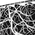 thumbnail image 3 of Abstract Black White Tree Trunk Autumn Fall Forest Branch Shower Curtains, All Seasons Shower Curtains for Bathroom Country Bathroom Shower Curtain Sets Waterproof Fabric Decor 72×72in with 12 Hooks, 3 of 4