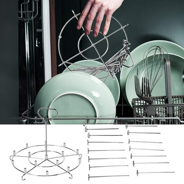 Zaqw Fryer Supplies,Fryer Skewers Rack,304 Stainless Steel Skewers