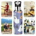 thumbnail image 7 of Yayeee 20oz Insulated Water Bottle Double Wall Stainless Steel with Flip Straw Lid, Blue Cute Halloween, 7 of 7