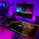 thumbnail image 1 of Batmans-alfombrilla de ratón Rgb para ordenador, 900x400, retroiluminada, para escritorio, con bloqueo de bordes, Accesorios de ordenador para juegos, Led de velocidad LIUWENJING unisex, 1 of 2