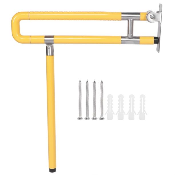 Reposabrazos En Forma De U, Barra De Apoyo Para Inodoro, Moderno Y Simple, Fácil De Instalar, Pasamanos Sin Barreras, Amarillo Para Mujeres Embarazadas, Discapacitados, Ancianos, OTVIAP Toilet Safety Rail