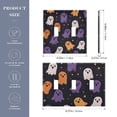 thumbnail image 2 of Yayeee Toggle Light Switch Wall Plate 3-Gang 6.37"x4.48" Decorative Outlet Cover, Orange Halloween Ghosts, 2 of 7