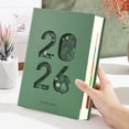 thumbnail image 5 of 2026 Daily Planner, A5 Daily Journal Notebook Soft Leather Cover Calendar Diary Book with Tabs, Jan 2026 - Dec 2026, Green, 5 of 6