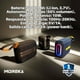 thumbnail image 4 of Bocina Power Bank Moreka 428 10W 5000mAh cables tipo IP y C hasta 25 Horas Negro, 4 of 7