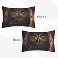 thumbnail image 2 of Susaid Classical Style Brown Owl Print Pillowcases Multiple Size, Pillow Cover Super Soft Envelope Closure Standard Pillow Case-16"x24", 2 of 6