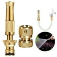 thumbnail image 3 of Pure Brass Water Spray Nozzle for Garden Hose, High Pressure Car Washing Attachment, Pet and Window Cleaning Sprayer, Durable Metal Connector for Efficient Outdoor Washing and Watering, by UKHCCC, 3 of 7