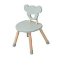 thumbnail image 2 of Silla de oso para niños Silla para niños Preciosa silla ligera compacta y portátil para Gris claro, 2 of 9