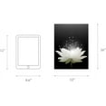 thumbnail image 3 of Canvas Prints Wall Art Lotus Floral Blossom Pictures for Modern Wall Decor Artwork Spirtual Meditation Prints on Canvas Wall Decor for Yoga Room Framed (12x16inch), 3 of 6