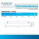thumbnail image 3 of Portamembranas para Sistemas de Ósmosis Inversa Purikor PK-PM40S300-2, 3 of 4