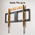 thumbnail image 3 of Mounting Dream Soporte para TV fijo para la mayoría de televisores de pantalla plana de 42 a 84 pulgadas, soporte de montaje en pared para TV de hasta VESA 600 x 400 mm y 132 lbs - Se adapta a montant, 3 of 5