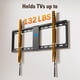 thumbnail image 3 of Mounting Dream Soporte para TV fijo para la mayoría de televisores de pantalla plana de 42 a 84 pulgadas, soporte de montaje en pared para TV de hasta VESA 600 x 400 mm y 132 lbs - Se adapta a montant, 3 of 5