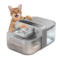 thumbnail image 1 of Fuente de agua Cat Invengo sin filtro de acero inoxidable de 3,5 L, 1 of 8