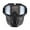 Silver, variant on Motorcycle Goggles Mask Detachable, Windproof Motocross Face Mask Anti UV for Riding Skiing Snowmobile