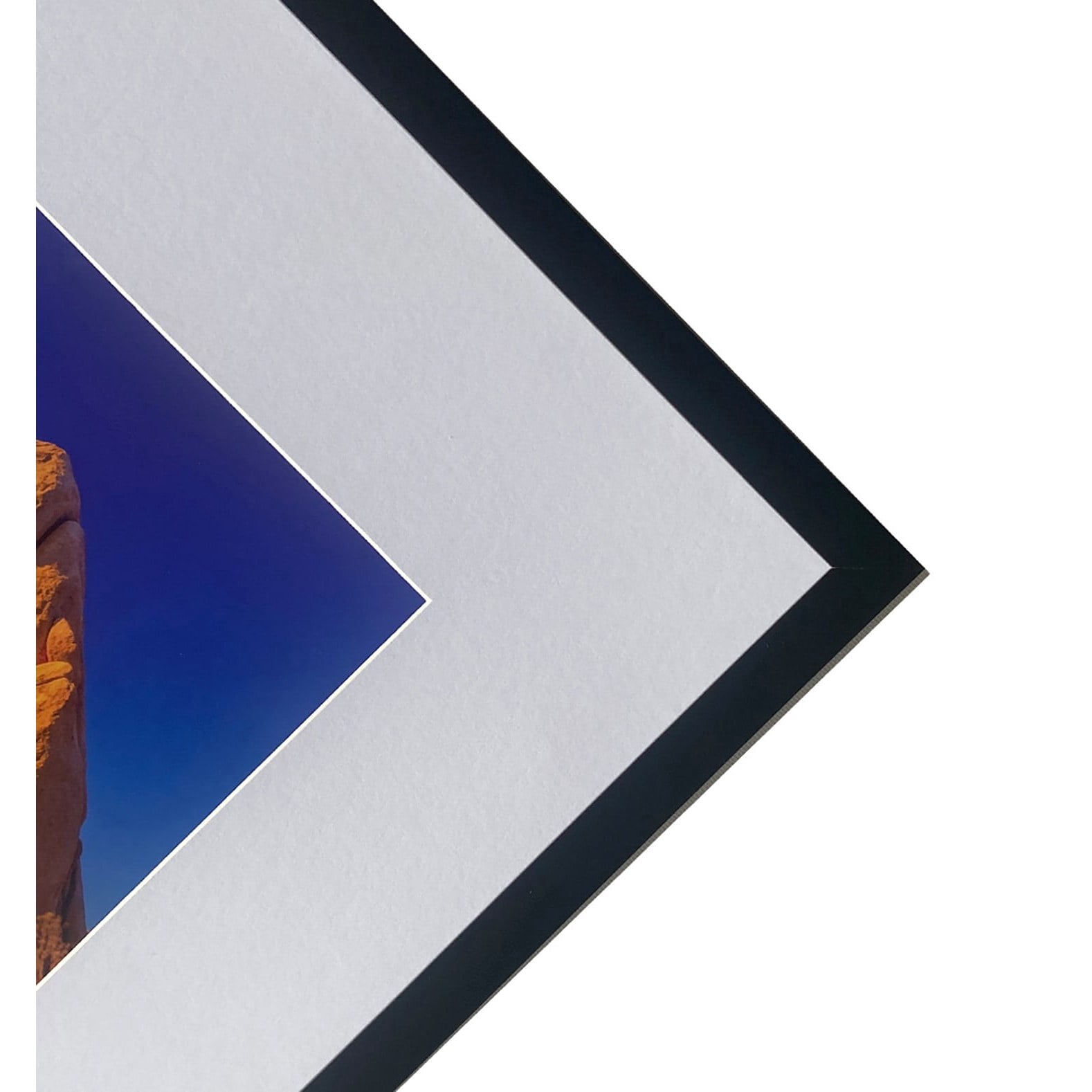 Picture Frame PVC Black Frame 10.2W*3.1D*12.2H/4.18LB Wall Mount Display, Pack of 5