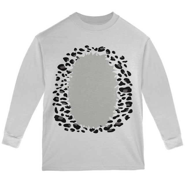 Halloween Snow Leopard Costume Jeunesse T-Shirt à Manches Longues