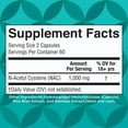thumbnail image 2 of MaryRuth's NAC Capsules Supplement, NAC 1000mg per Serving, Vegan, Gluten Free, Unisex, Adult Ages 18+, 120 ct, 60 Servings, 2 of 11