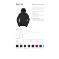 thumbnail image 2 of Sport-Tek YST254 Boys Hooded Sweatshirt - Graphite Heather - X-Large, 2 of 2