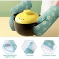 thumbnail image 2 of Oven Mitts and Potholders, BBQ Gloves , 1 Pair Oven Mitts and 2 Pot Holders, for Cooking Baking Kitchen Microwave Pizza -Qin, 2 of 5