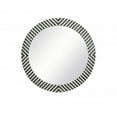 thumbnail image 1 of Elegant Decor MR52828 Miroir Rond 28 Po en Chevron - 18.5 x 18.5 x 0.16 Po, 1 of 3