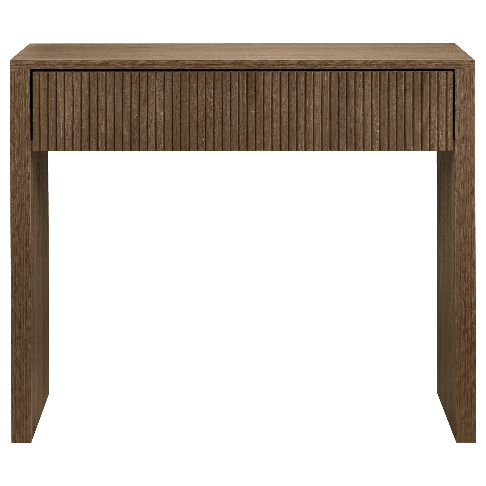 Bouclair Walnut Console Table with Drawer