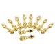 thumbnail image 2 of 10pcs Metal Spindles Decorative Gallery Spindles Furniture Hardware Accessories Glass Railing Post Cap for Wine Cabinet and Cart, 2 of 3