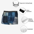 thumbnail image 3 of Naloa Indigo Patchwork Quilt Mens Underwear - Boxers for Men, Mens Boxer Briefs, Classic Briefs for Men-Small, 3 of 5