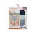 thumbnail image 4 of Warners® Blissful Benefits Women's Tummy-Smoothing Comfort High Waist Microfiber 3-Pack Brief S-3XL, 4 of 5