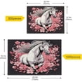 thumbnail image 5 of FREEAMG Vintage Horse Pink Puzzle 500 Pieces - Wooden Jigsaw Puzzles for Family Games - Suitable for Teenagers and Adults, 20.5"x14.9", 5 of 7