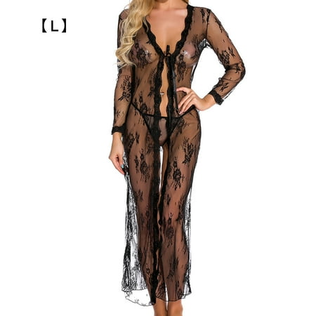 

Hi.FANCY Sexy Underwear Set Lace Lingerie Suit Hand-washed Sexy Clothing for Adults Black L