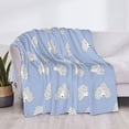 thumbnail image 3 of Fuzoiu Cute Poodle Dog Print Flannel Blanket,Throw Blanket,Flannel Home Decor,Fleece Bed Blankets,Cozy Soft Blanket for Bed, Sofa, Camping, and Travel-50"x40", 3 of 6