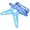 Blue, variant on Adjustable Angles Aluminum License Plate Brackets Easy Installation License Plate Mount for Motorcycles & Electric Bikes