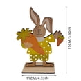 thumbnail image 3 of Heiheiup Easter Bunny Decorations Wooden Bunny Spring Decorations Style Home Resurrection Tabletop Centerpieces, 3 of 5