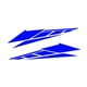 thumbnail image 2 of 1 par de pegatinas genéricas para decoración de carrocería de motocicleta, resistentes al agua, multiusos, elegantes, accesorios para coche, Azul, 2 of 8