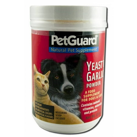 Pet Guard La levure et l'ail en poudre pour les chats et les chiens, 12 oz