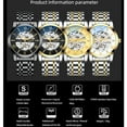 thumbnail image 5 of CHENXI Watches Luxury Men's Automatic Self Wind Mechanical Wristwatches Waterproof Male Fashion Luxury Stainless Steel Clock, 5 of 7