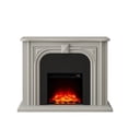 thumbnail image 3 of FESTIVO 47.5" Wide Freestanding Fireplace with Realistic LED Flames - Grey, 3 of 6