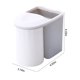 thumbnail image 3 of ¡No Te Lo Pierdas!, Dispensador de vasos para pared para baño, cepillo de dientes, soporte para estante de pared, fácil instalación, autodrenante, organizador magnético blanco de plástico S Akmoler, 3 of 6