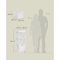 thumbnail image 5 of VASAGLE Gabinetes para Baño con Cajones Desmontables 2 Cajones, 5 of 5