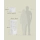 thumbnail image 5 of VASAGLE Gabinetes para Baño con Cajones Desmontables 2 Cajones, 5 of 5