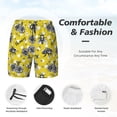thumbnail image 3 of Fotbe Honeybee Traje de Baño para Hombre – Shorts de Natación de Secado Rápido con Forro y Bolsillos-Large, 3 of 6