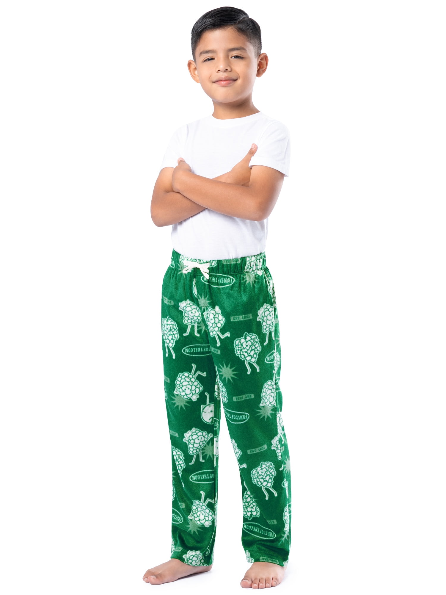 Fruit of the Loom Boy's Sleep Pajama Fleece Pant, Sizes 4-16