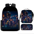 thumbnail image 1 of Jurassic World Student Backpack Dinosaur Schoolbag Three-Piece Set Large Capacity Backpack Cartoon Schoolbag Pencil Bag, 1 of 2