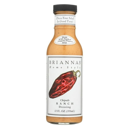 Chipotle Ranch - Brianna's - Salad Dressing - Chipotle Ranch - Pack of 6 - 12 Fl Oz.
