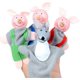 thumbnail image 1 of The Three Little Pigs And The Wolf Finger Puppet Story Toy, Toddler Children's Story Theater Doll (t, 1 of 5