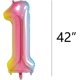thumbnail image 3 of Otros globos decorativos de unicornio para el primer cumpleaños de jardín, globos de unicornio de 100 cm, decoraciones para fiestas de cumpleaños, globos de aluminio para fiesta de cumpleaños de, 3 of 5