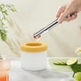 thumbnail image 4 of JingChun Small Ice Maker Cup, Cylinder Silicone Ice Cube Molds, Mini Ice Maker Cube Tray, Decompress Ice Lattice Ice Cube Trays for freezer, Easy-Release with Ice Clip, 4 of 5