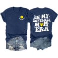 thumbnail image 4 of WILLBEST T-Shirt en Coton pour Femmes T-Shirt Décontracté Imprimé Col Rond Couleur Unie Manches Courtes 3809, 4 of 4